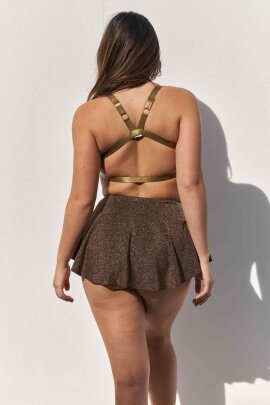 Lunalae Short Free Flow Or Noir Lurex