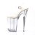 Pleaser Sandales INFINITY-908 Transparent Argent EU-38/US-8
