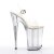 Pleaser Sandales INFINITY-908MG Transparent Argent EU-38/US-8