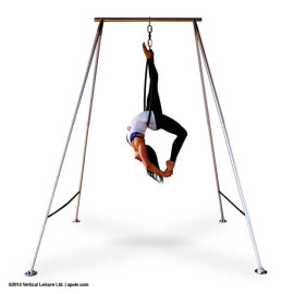 Support aérien A-Frame X-Pole avec des connecteurs en forme de 8 à 2 points