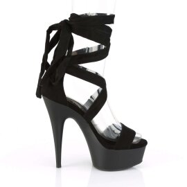 Pleaser Sandales DELIGHT-671 Noir EU-39/US-9