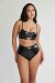 Lunalae Haut Paige Effet Verni Noir XL