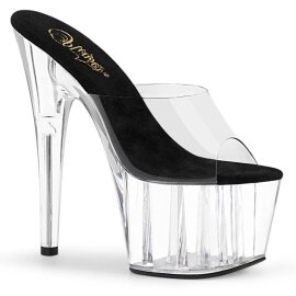 Pleaser ADORE-701 Mules à plateforme Transparent...