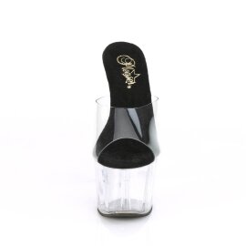Pleaser ADORE-701 Mules à plateforme Transparent...