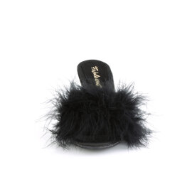 Fabulicious BELLE-301F Mules Transparent Similicuir Noir...