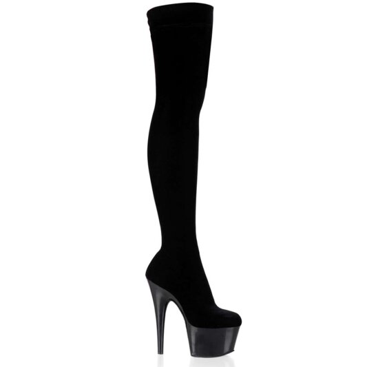 Pleaser Bottes cuissardes ADORE-3002 Noir EU-38/US-8
