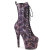 Pleaser ADORE-1040SPF Bottines à plateforme Tissu Rose Métallique Multicolore EU-39 / US-9