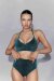 Polerina Haut Bikini Sarcelle Lurex M