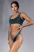 Polerina Haut Pixi Sarcelle Lurex L