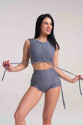 Paradise Chick Haut Supreme Cozy Gris S