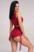 Paradise Chick Haut Supreme Cozy Bordeaux XS