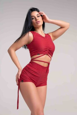 Paradise Chick Haut Supreme Cozy Bordeaux L