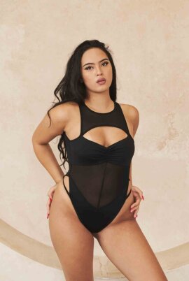 Lunalae Body Charlie Mesh Noir