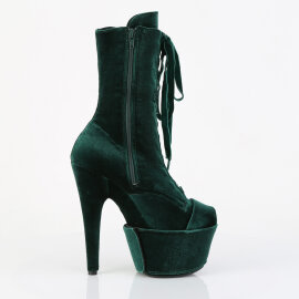 Pleaser FLAMINGO-1045VEL Bottines à plateforme Velours Vert EU-42 / US-12