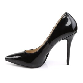 Pleaser AMUSE-20 Escarpins Vernis Noir EU-44/US-14