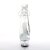 Pleaser Bottines KISS-1018C Transparent Argent EU-35/US-5