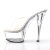 Pleaser Sandales KISS-201 Transparent Argent EU-37/US-7
