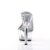 Pleaser Sandales KISS-201 Transparent Argent EU-37/US-7