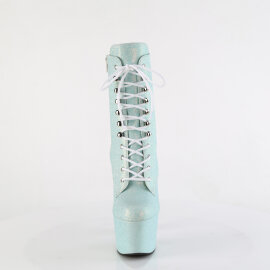 Pleaser ADORE-1020SDG Bottines à plateforme Paillettes Bleu EU-40 / US-10