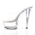 Pleaser Mules KISS-202 Transparent Argent EU-41/US-11