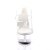 Pleaser Mules KISS-202 Transparent Argent EU-37/US-7