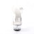 Pleaser Sandales KISS-208LS Transparent Argent EU-35/US-5