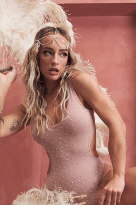 Lunalae Body Imogen Diamante Taupe S