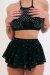 Lunalae Haut Demi Diamante Noir