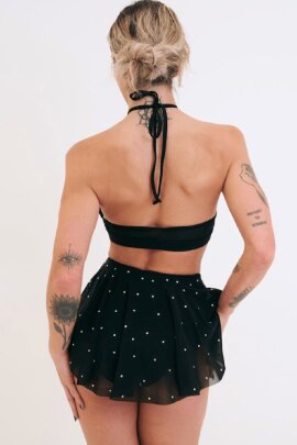 Lunalae Short Sarah Diamante Noir XL