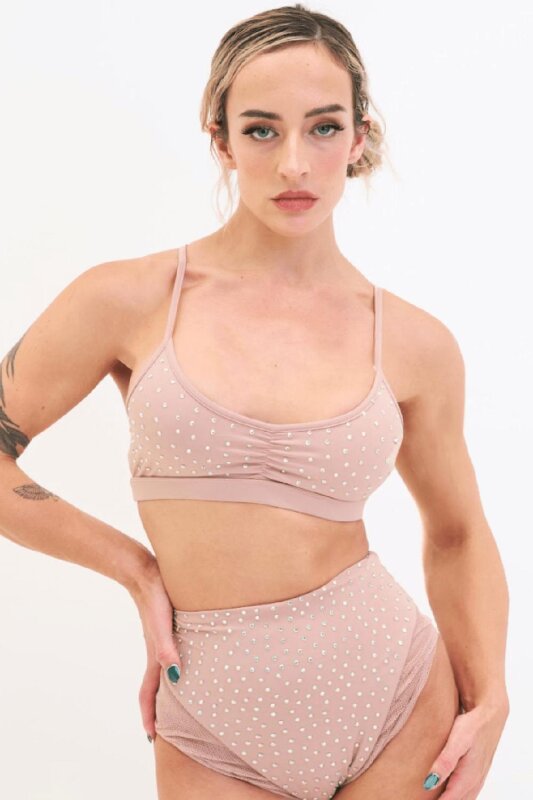 Lunalae Haut Roxie Diamante Taupe
