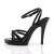 Fabulicious FLAIR-436 Sandales Revêtement laqué Noir EU-43 / US-13