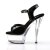 Pleaser Sandales KISS-209 Noir Transparent EU-39/US-9