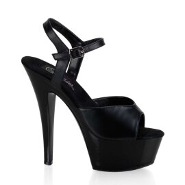 Pleaser Sandales KISS-209 Noir EU-40/US-10