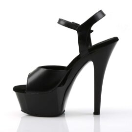 Pleaser Sandales KISS-209 Noir EU-40/US-10
