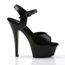 Pleaser Sandales KISS-209 Noir EU-35/US-5