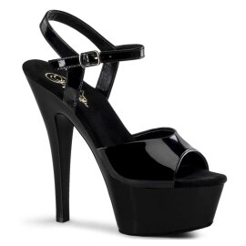Pleaser Sandales KISS-209 Noir EU-40/US-10