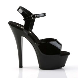Pleaser Sandales KISS-209 Noir EU-40/US-10