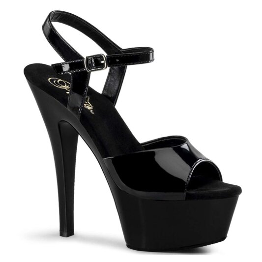 Pleaser Sandales KISS-209 Noir EU-37/US-7