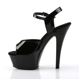 Pleaser Sandales KISS-209 Noir EU-39/US-9
