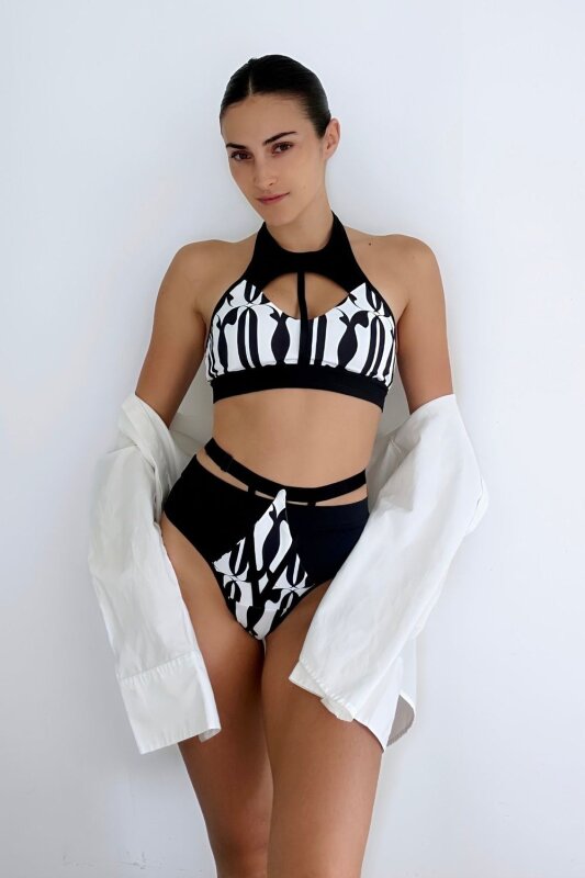 Oksa Wear Haut Jadore Black-White L