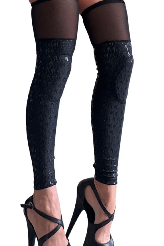 Oksa Wear Chaussettes Hautes Noir M