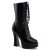 Pleaser Bottines ELECTRA-1020 Noir EU-39/US-9
