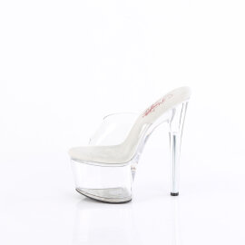 Pleaser PASSION-701 Mules à plateforme Transparent EU-41 / US-11