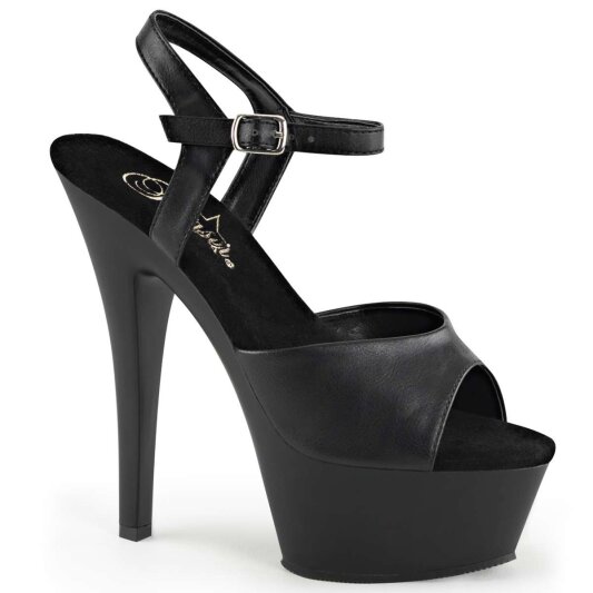 Pleaser Sandales KISS-209 Noir EU-40/US-10