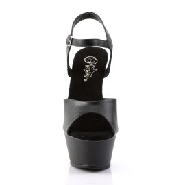 Pleaser Sandales KISS-209 Noir EU-40/US-10