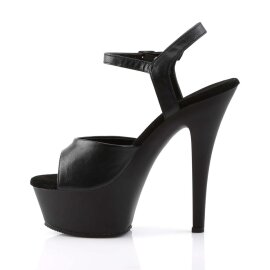 Pleaser Sandales KISS-209 Noir EU-40/US-10