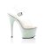 Pleaser Sandales ADORE-708LG Transparent Argent Multi Paillettes EU-37/US-7