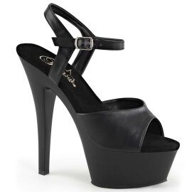 Pleaser Sandales KISS-209 Noir EU-39/US-9