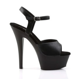 Pleaser Sandales KISS-209 Noir EU-39/US-9
