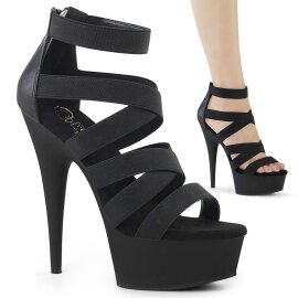 Pleaser Sandales DELIGHT-659 Noir EU-35/US-5